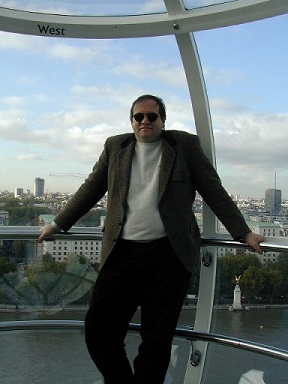 Robert Paluszak in the London Eye